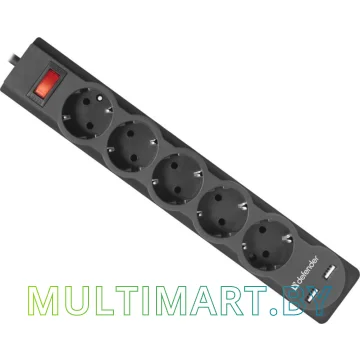 Сетевой фильтр Defender DFS 753 (99753)